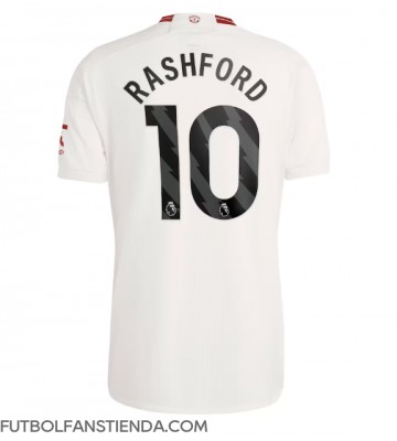 Manchester United Marcus Rashford #10 Tercera Equipación 2023-24 Manga Corta